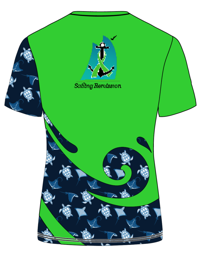 Sailing Remission T-Shirt Green - Image 2